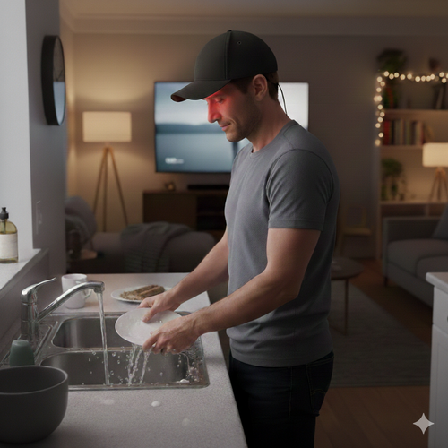 Red and Blue Light Therapy Cap